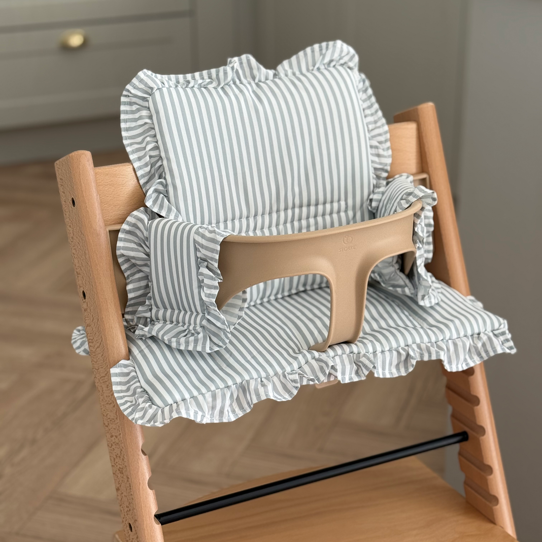 Sage Stripe 2 in 1 Cushion