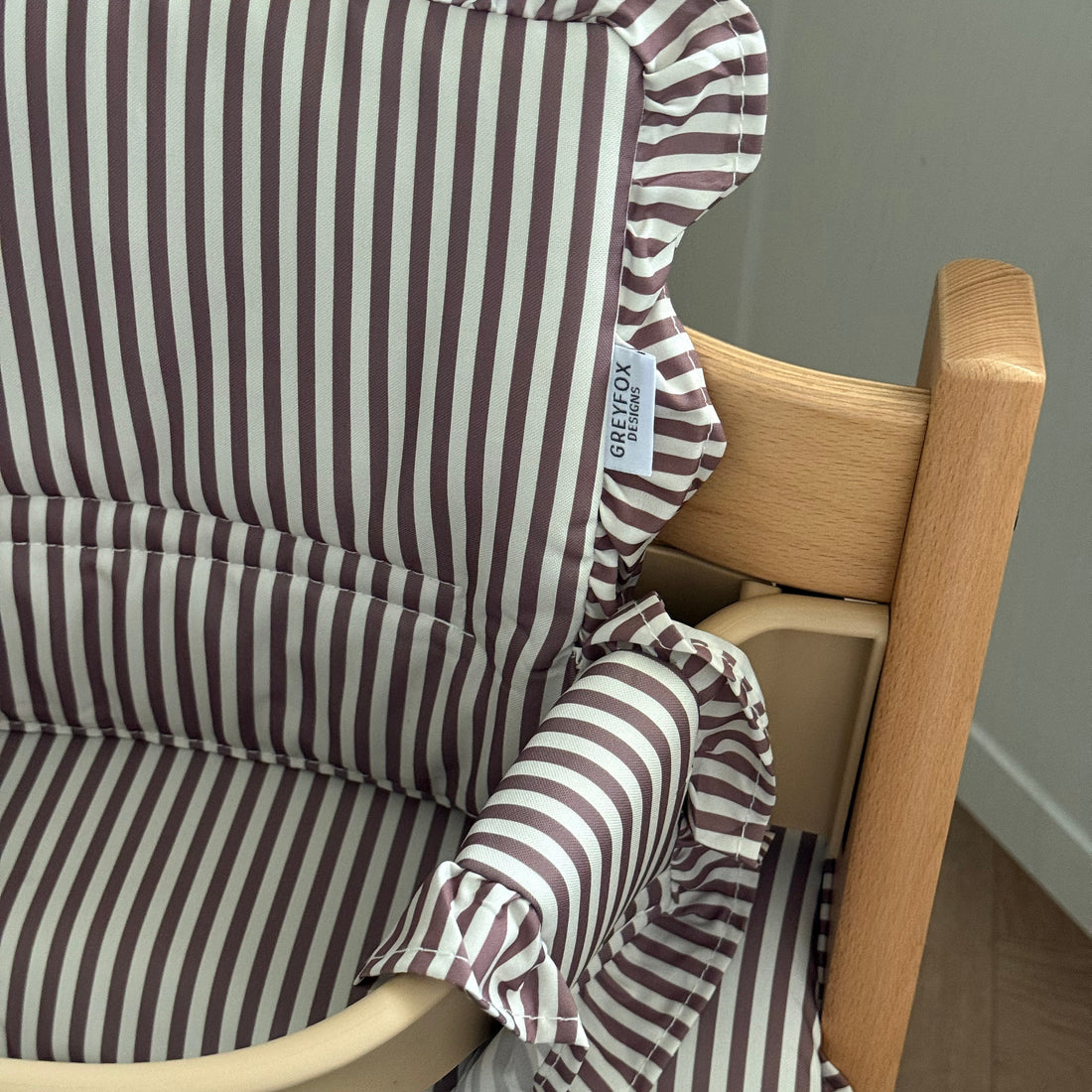Mocha Stripe 2 in 1 Cushion