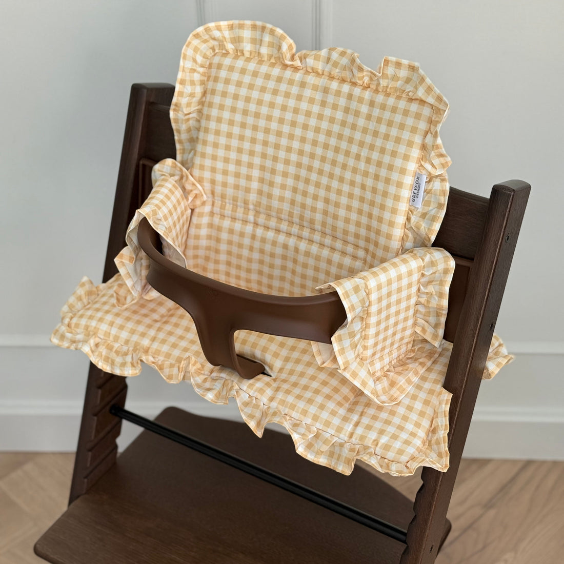 Lemon Gingham 2 in 1 Cushion