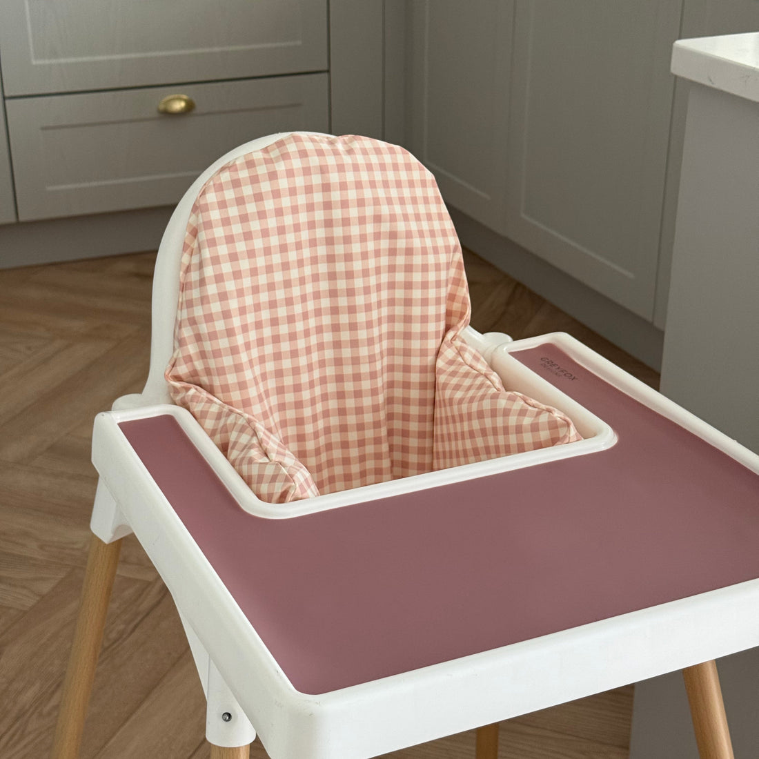 Blush Gingham Cushion Cover