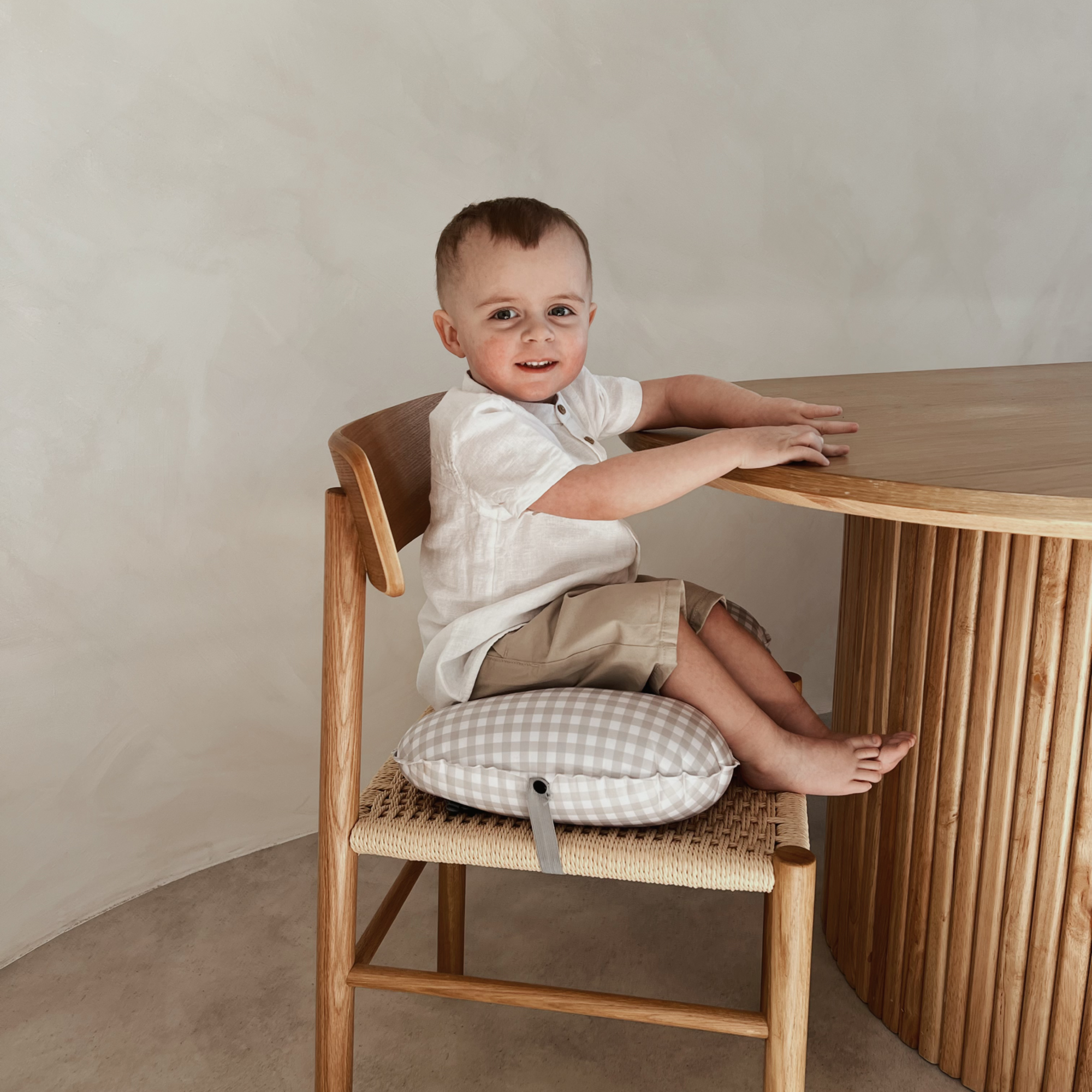 Taupe Gingham Inflataboost