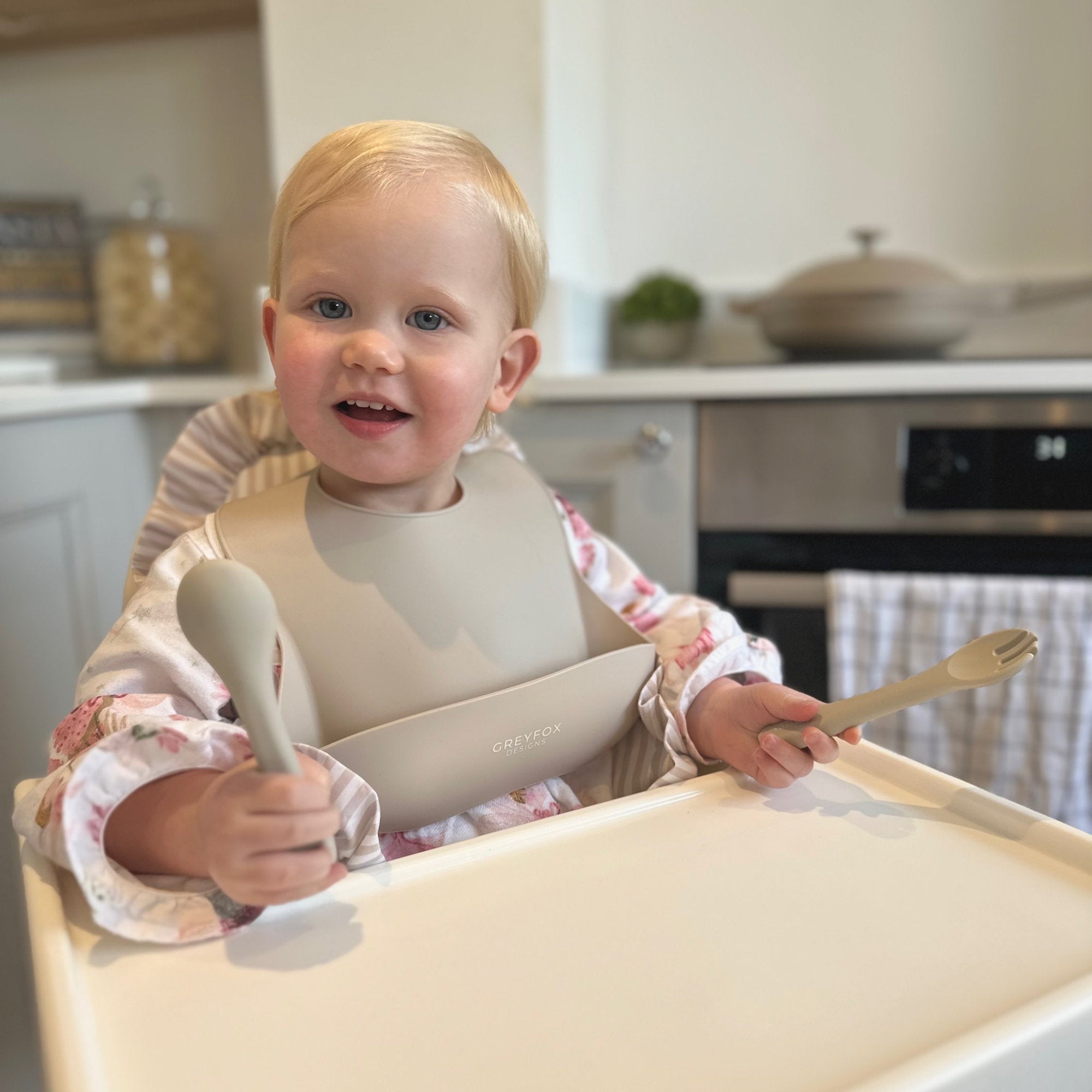 Light Taupe Bib
