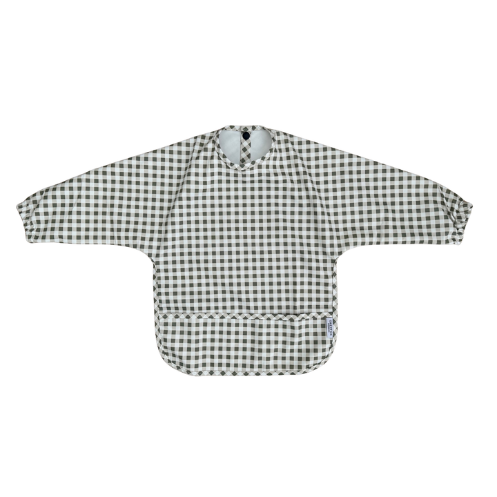Thyme Gingham - Long Sleeved Bib