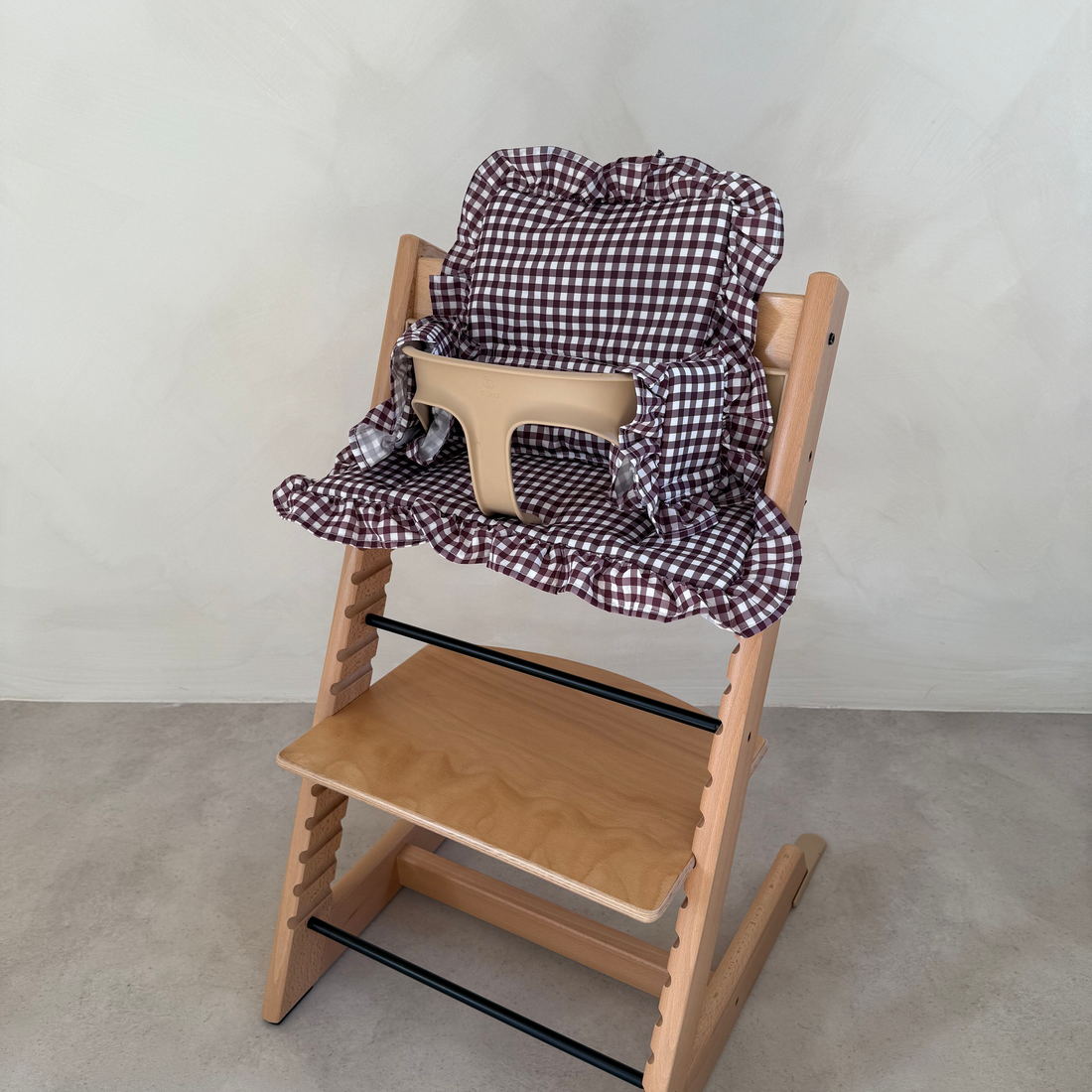 Mulberry Gingham 2 in 1 Cushion