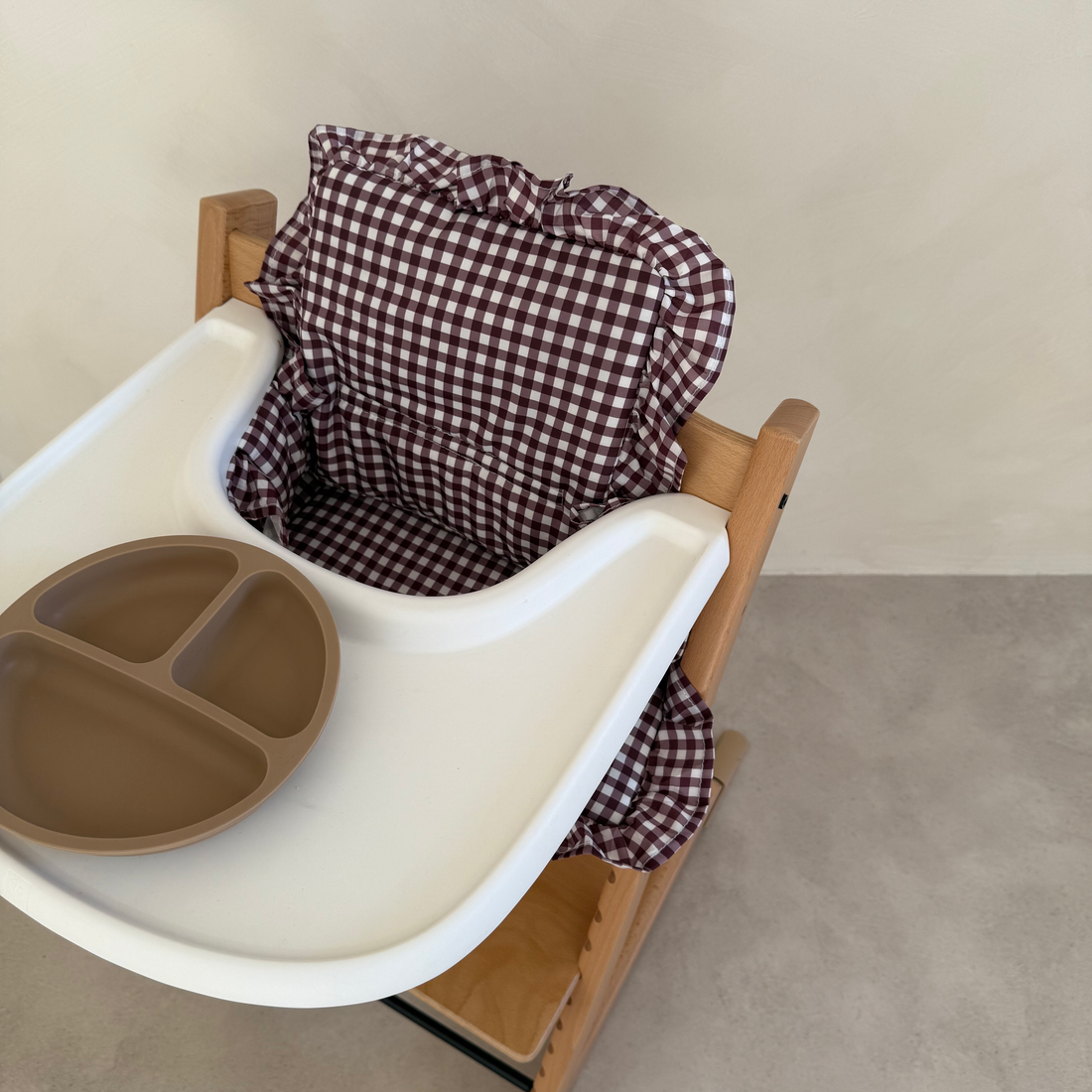Mulberry Gingham 2 in 1 Cushion