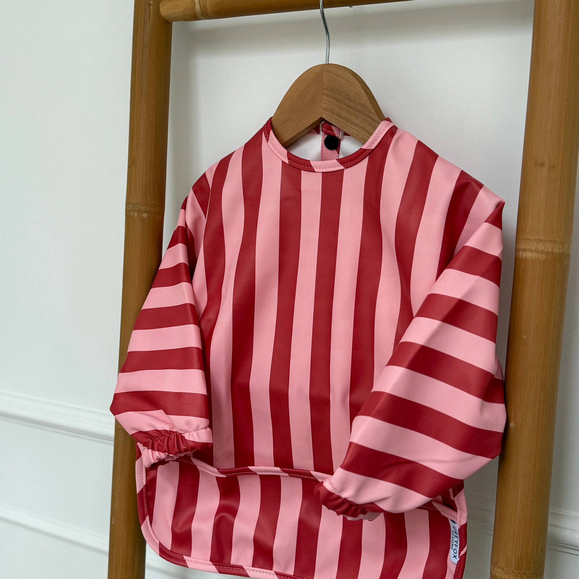 Raspberry Ripple - Long Sleeved Bib