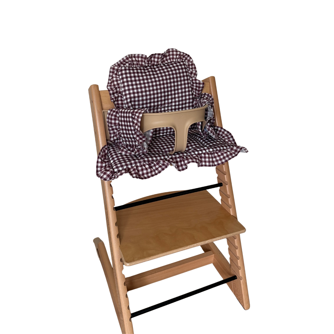 Mulberry Gingham 2 in 1 Cushion