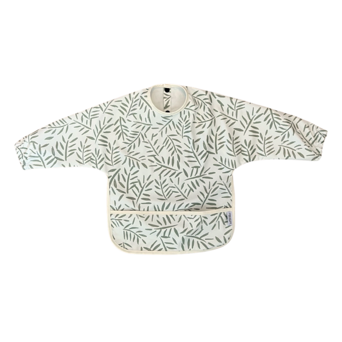Floral Sage - Long Sleeved Bib