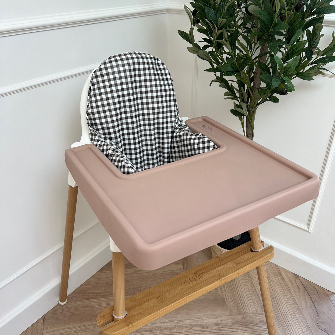 Monochrome Gingham Cushion Cover