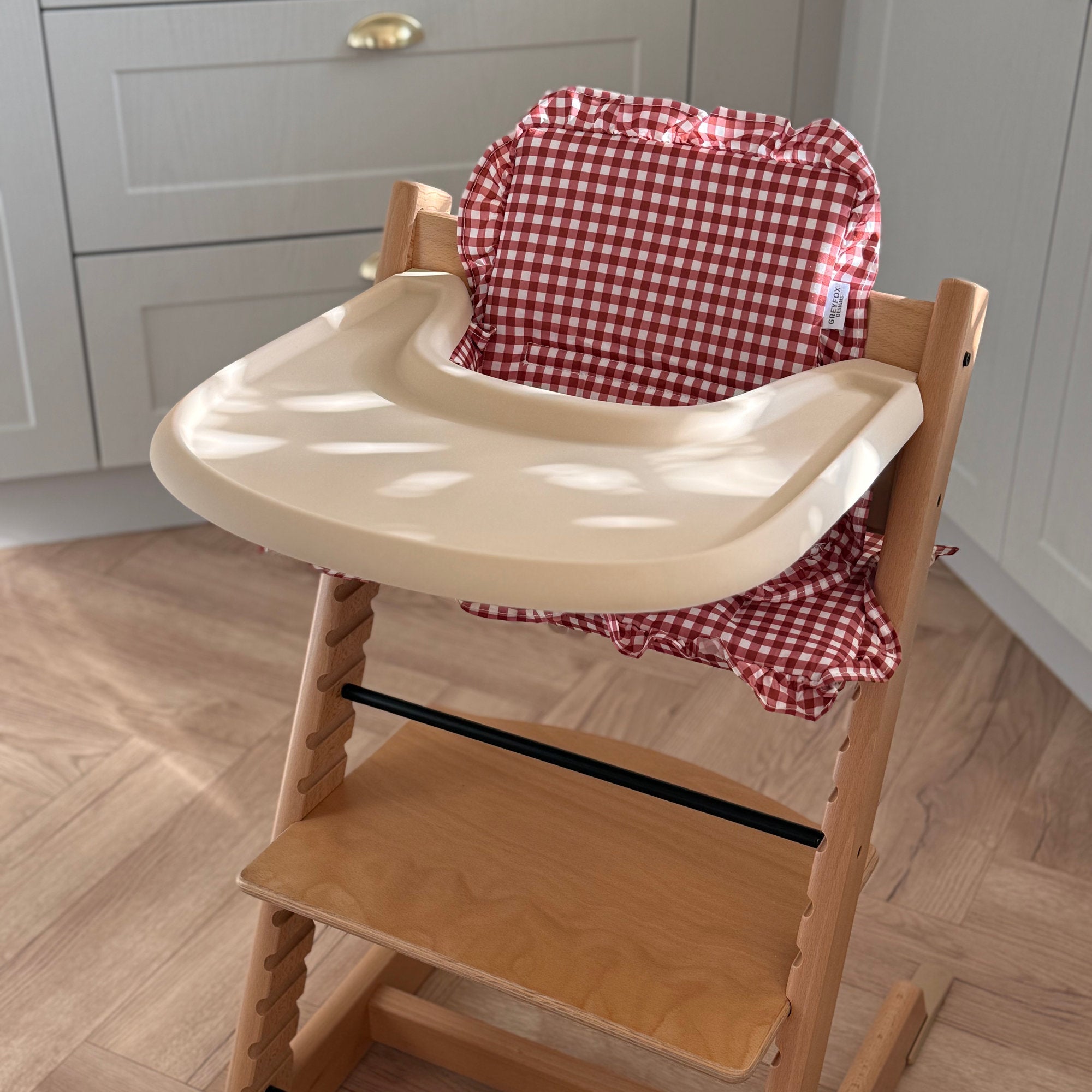 Berry Gingham 2 in 1 Cushion
