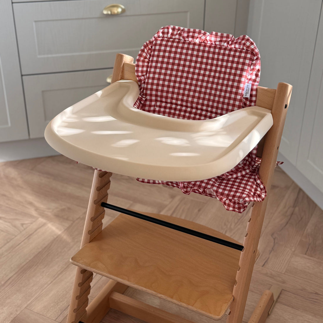 Berry Gingham 2 in 1 Cushion