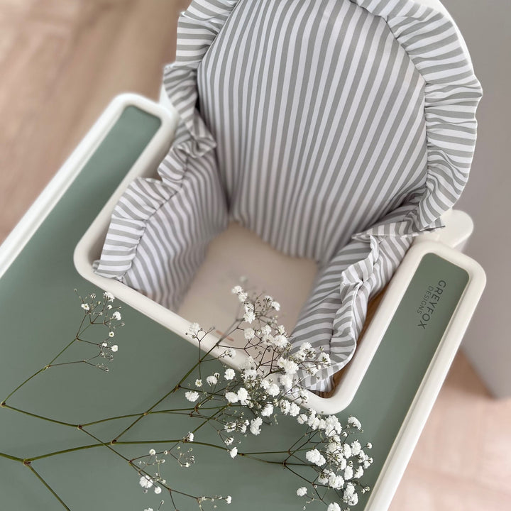 Sage Stripe Cushion Cover