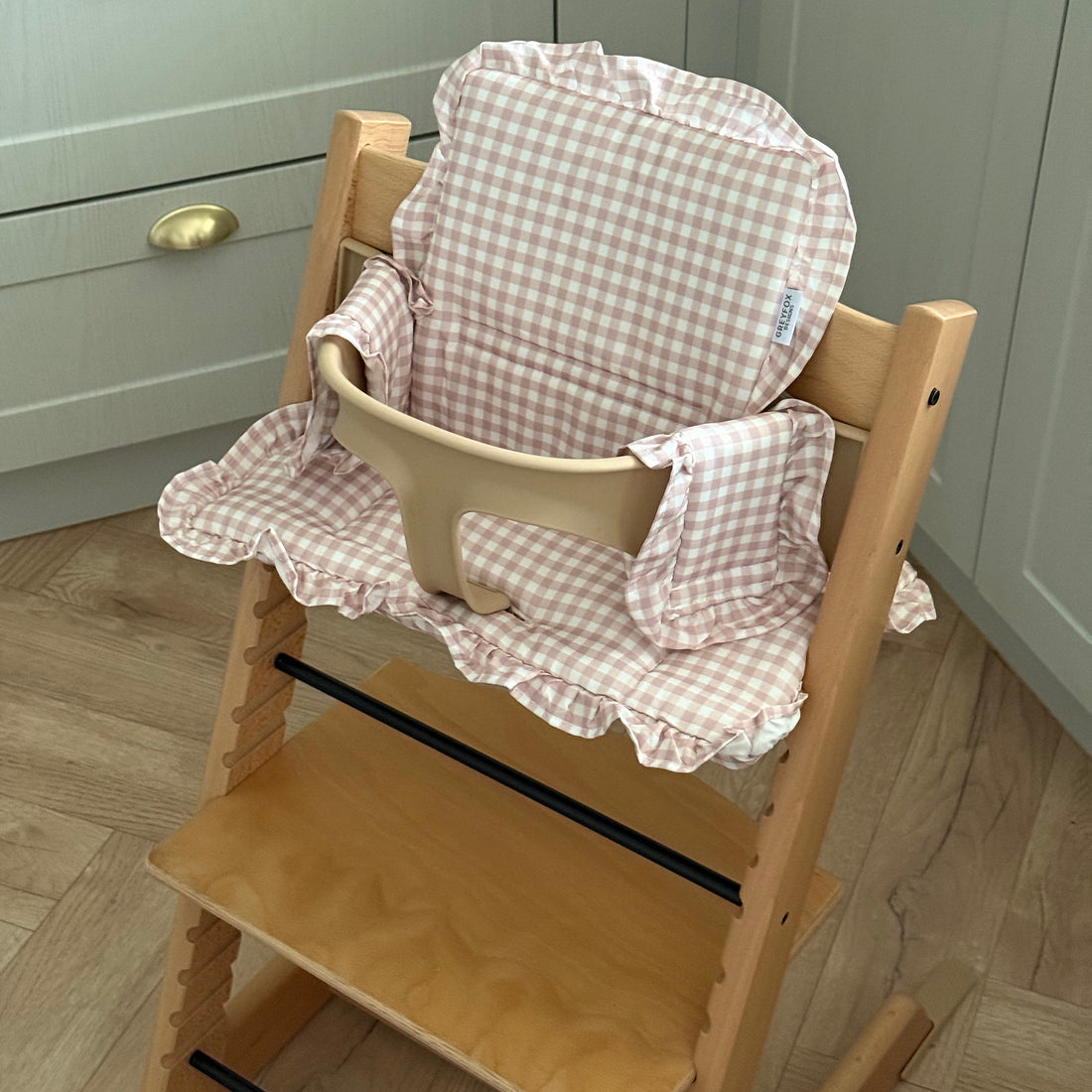 Blush Gingham 2 in 1 Cushion