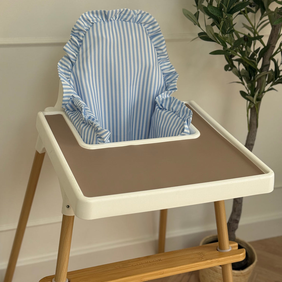 Harbour Blue Stripe Cushion Cover