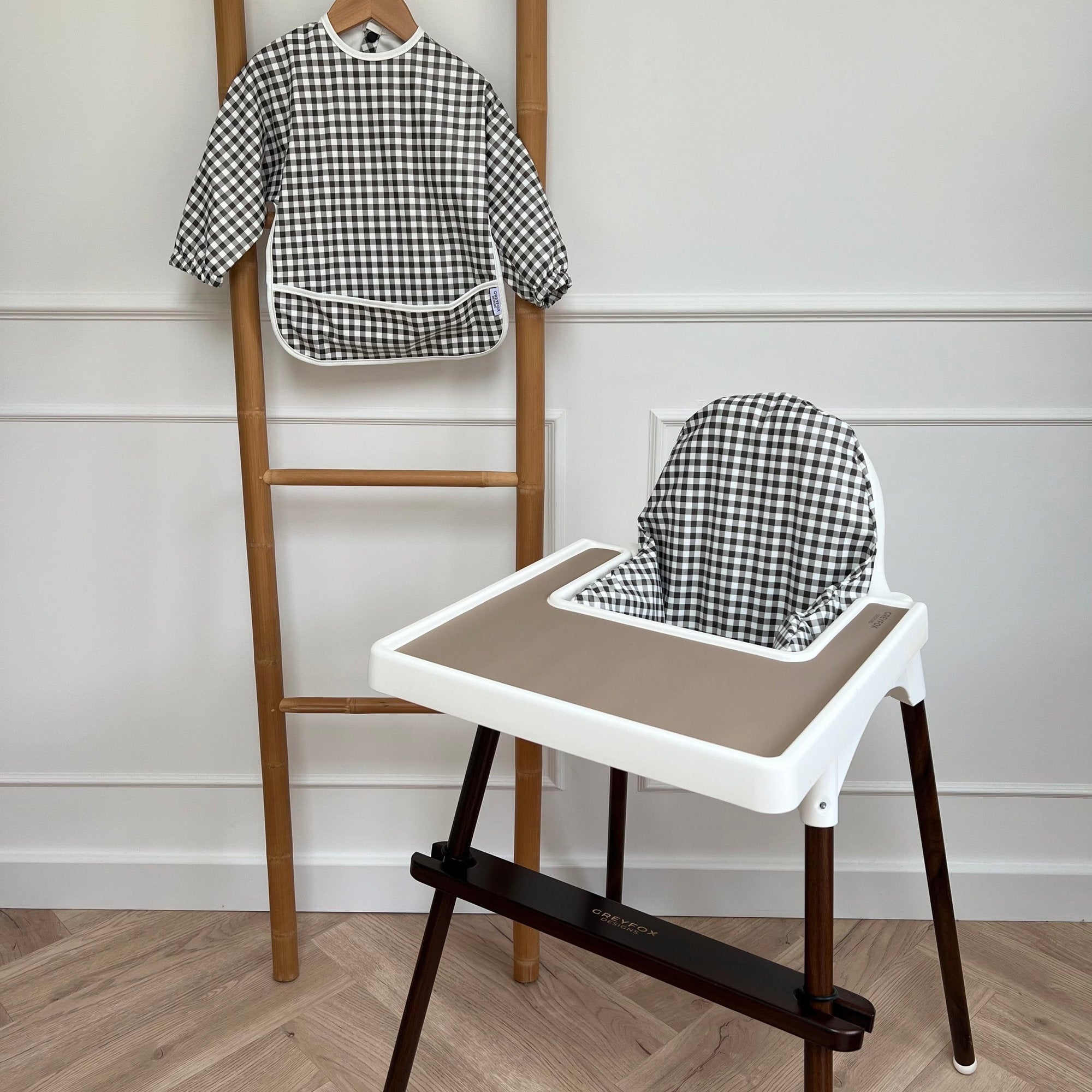 Monochrome Gingham Cushion Cover