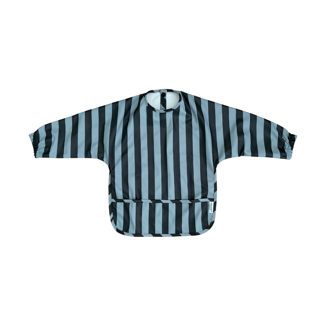 Blueberry Stripe - Long Sleeved Bib
