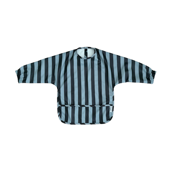 Blueberry Stripe - Long Sleeved Bib