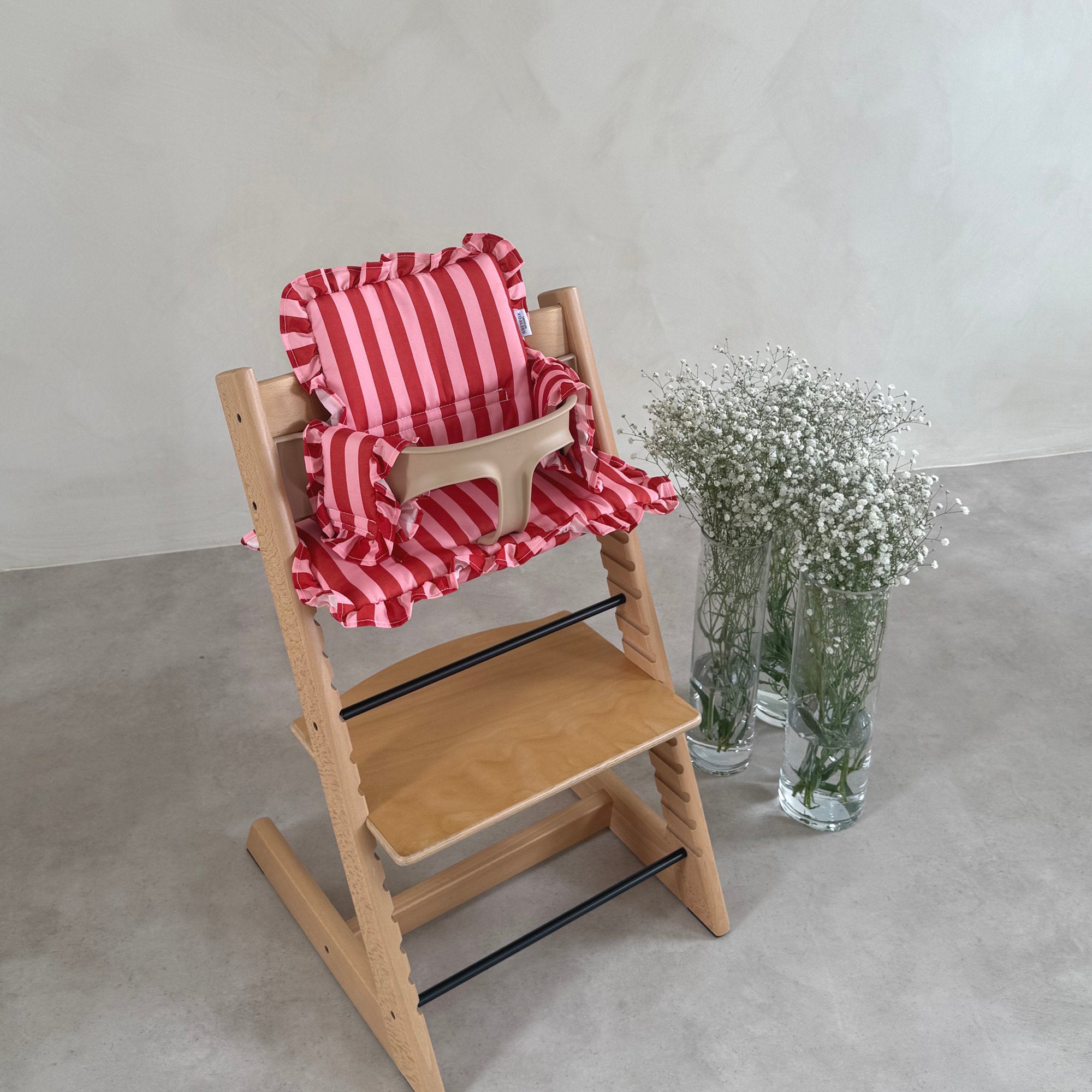 Raspberry Ripple Ruffle 2 in 1 Cushion