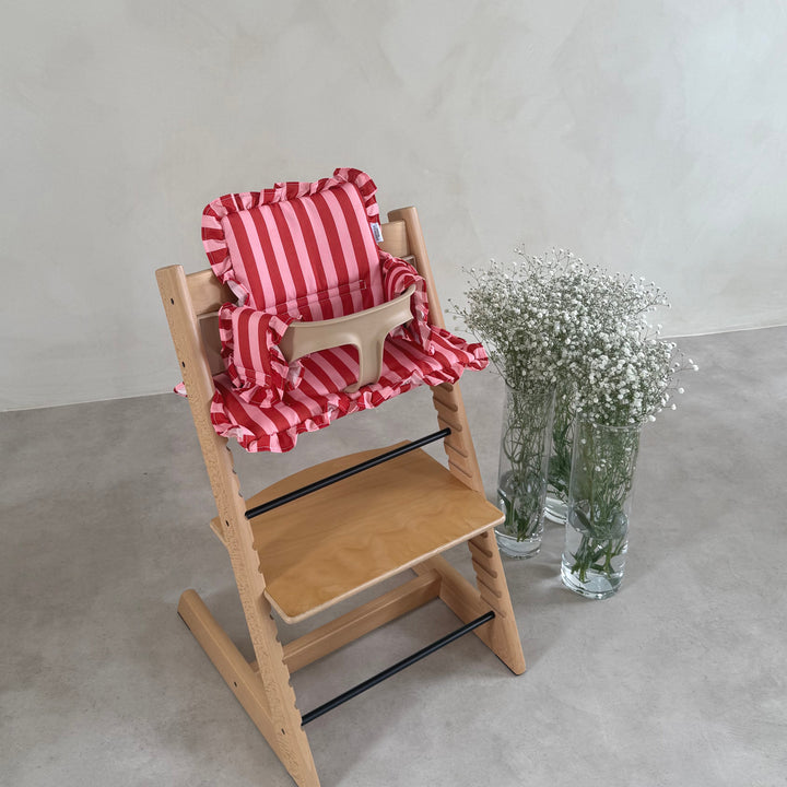 Raspberry Ripple Ruffle 2 in 1 Cushion