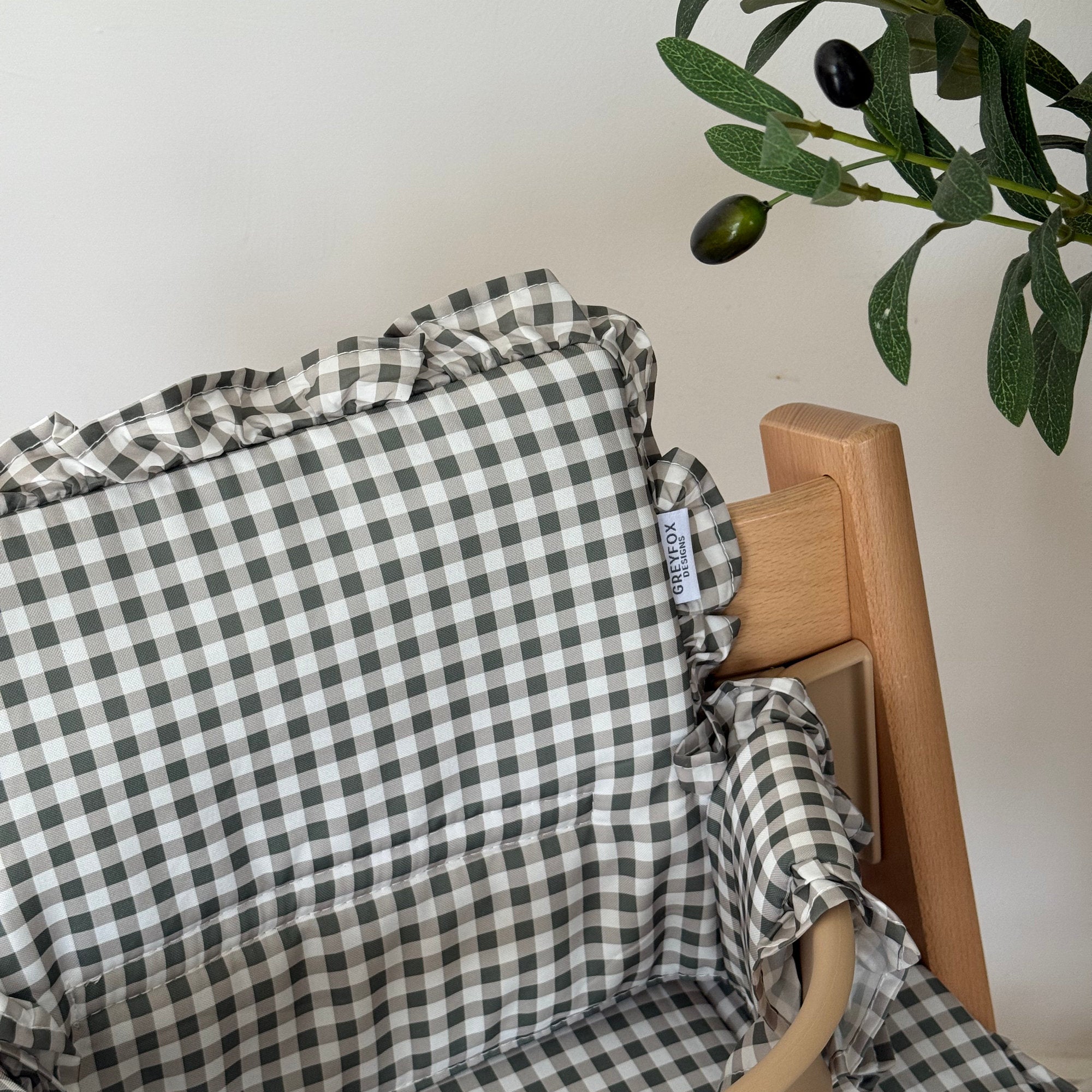 Thyme Gingham 2 in 1 Cushion