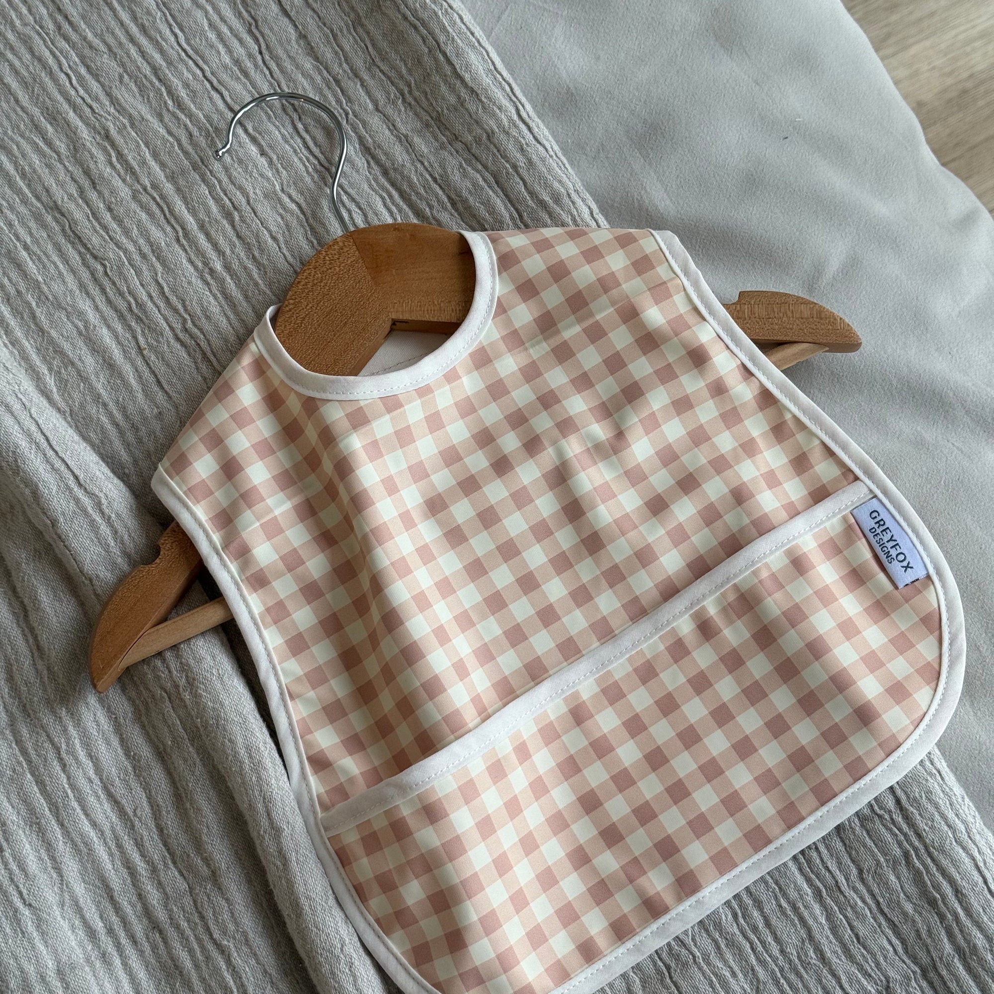 Mini Bib Bundle - Blush Gingham Gingham/Sweet Heart