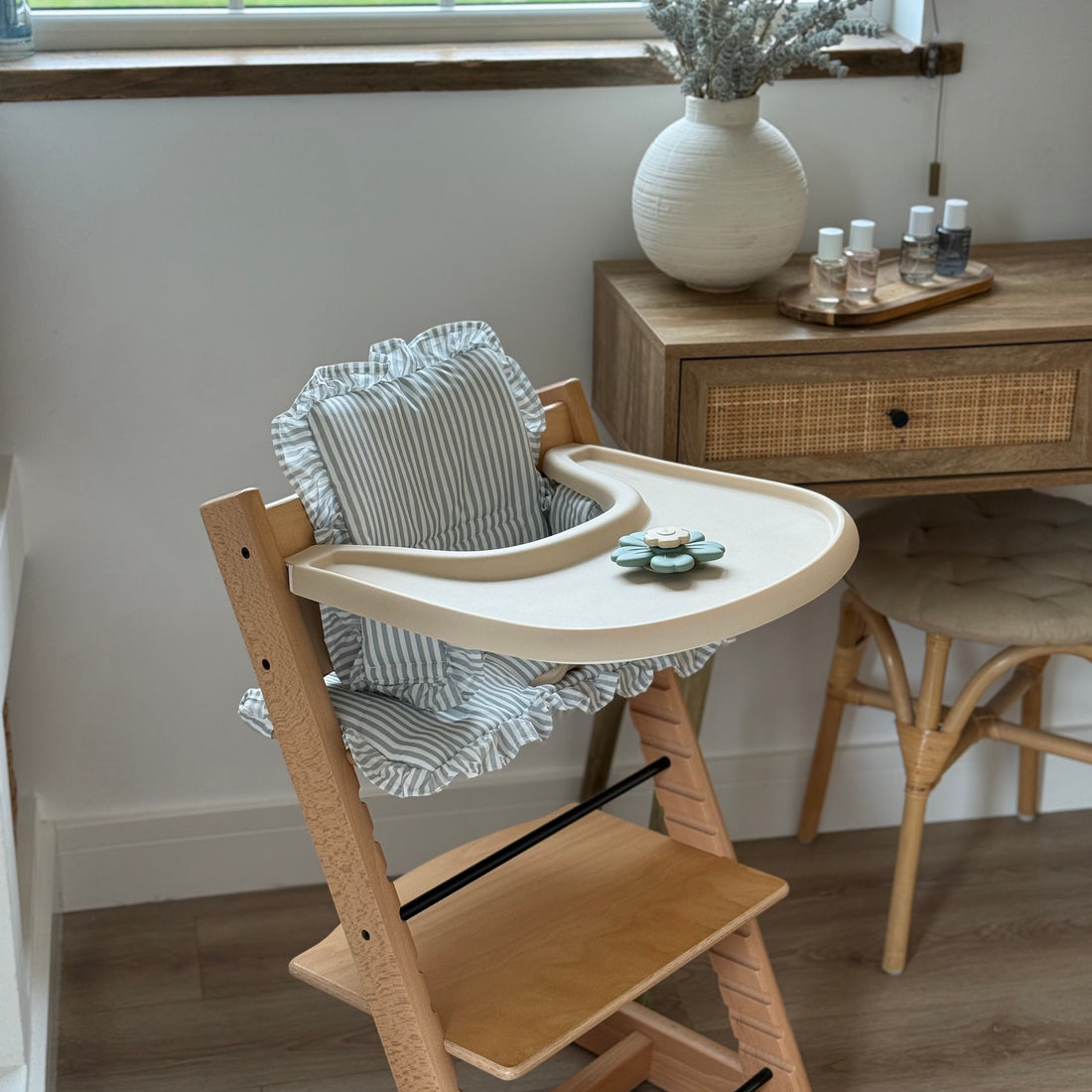 Sage Stripe 2 in 1 Cushion