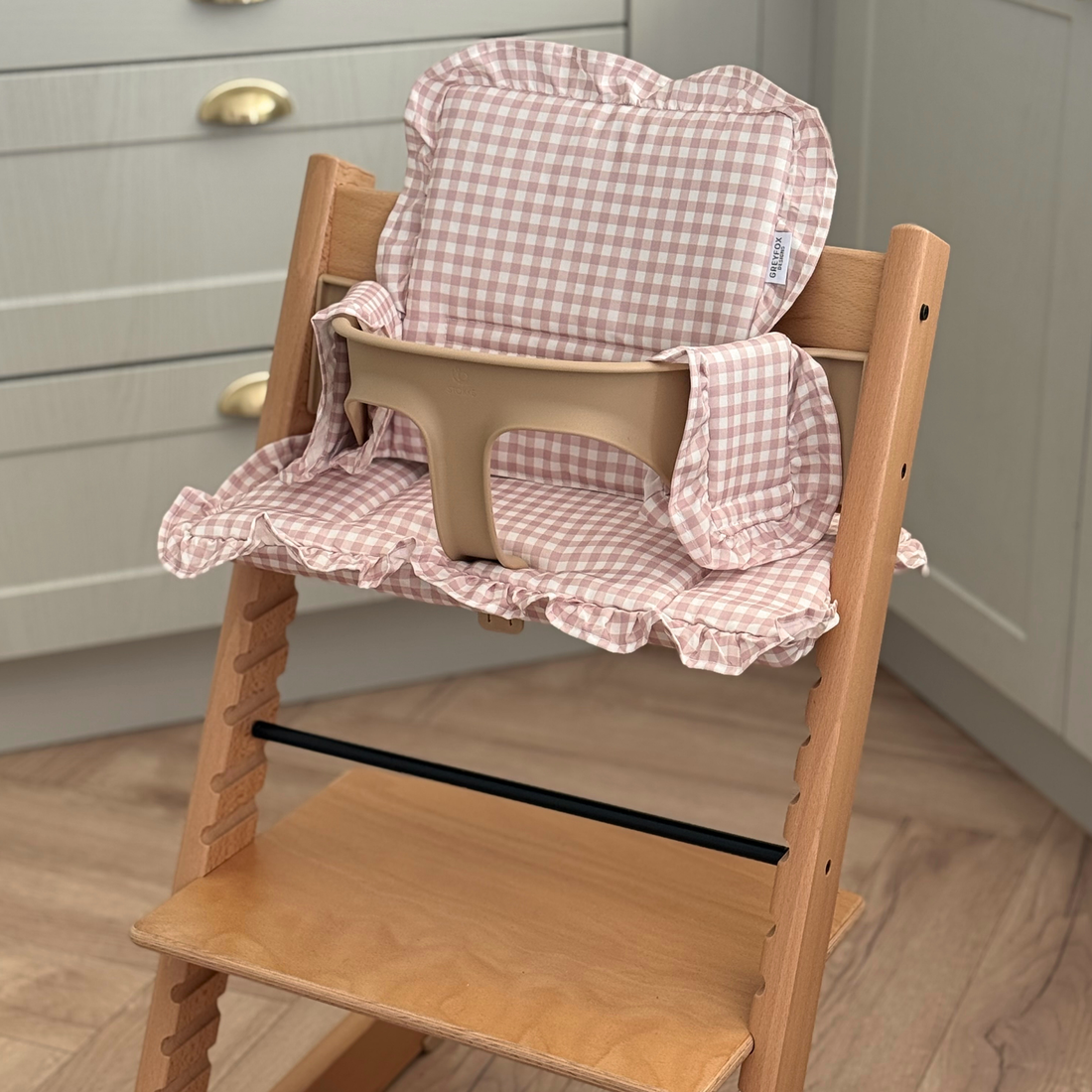 Blush Gingham 2 in 1 Cushion