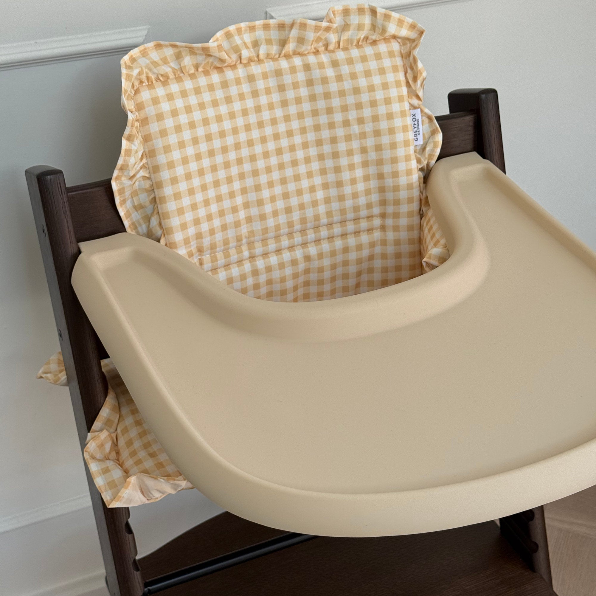 Lemon Gingham 2 in 1 Cushion