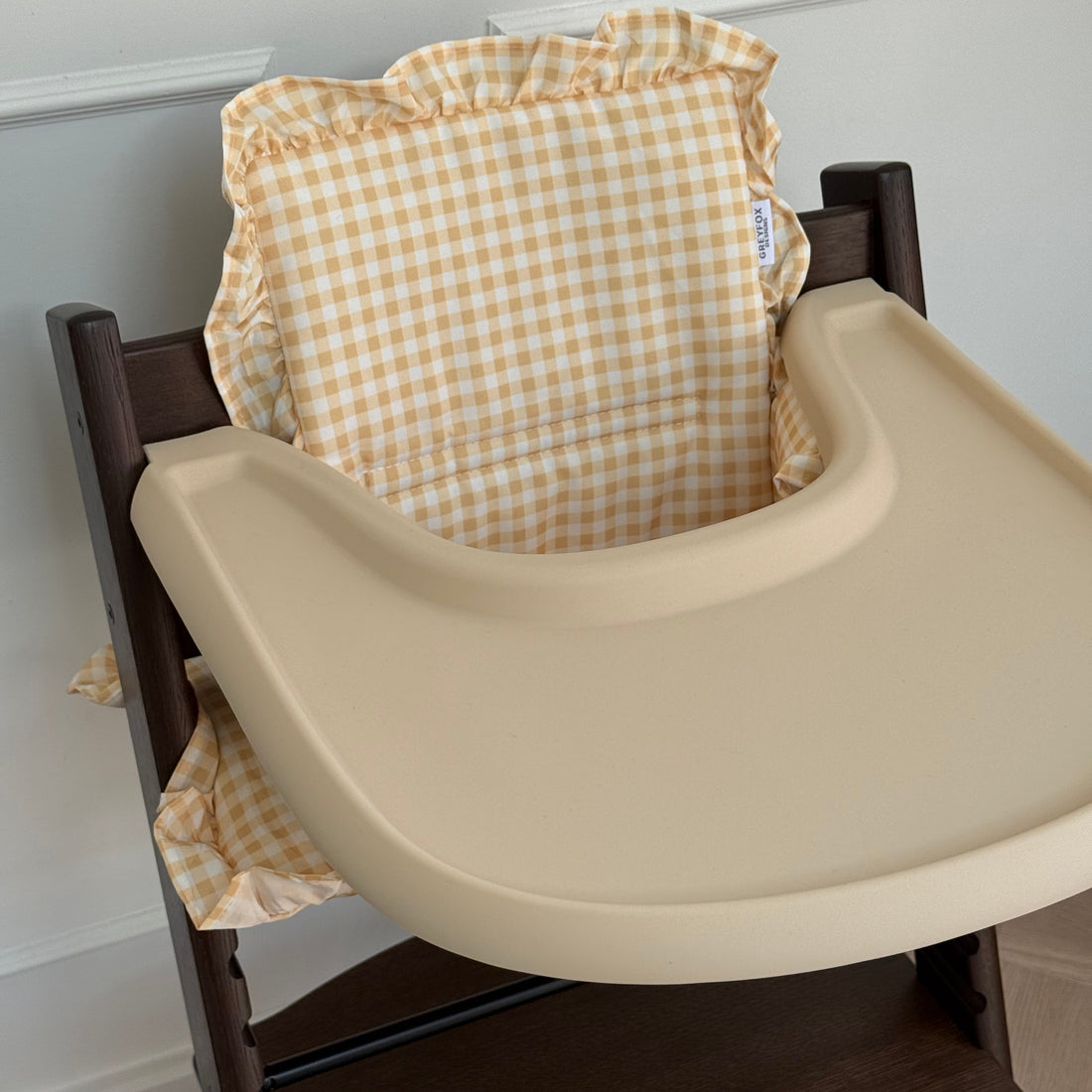 Lemon Gingham 2 in 1 Cushion