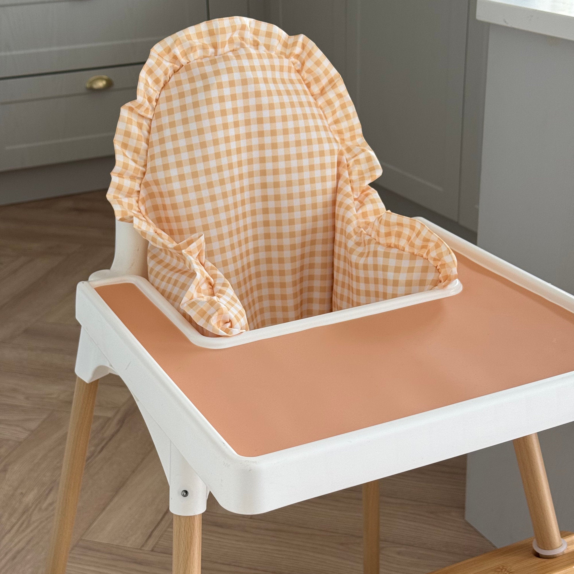 Lemon Gingham Cushion Cover