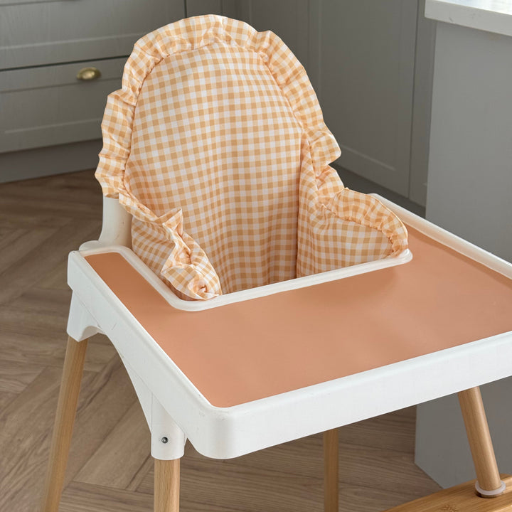 Lemon Gingham Cushion Cover