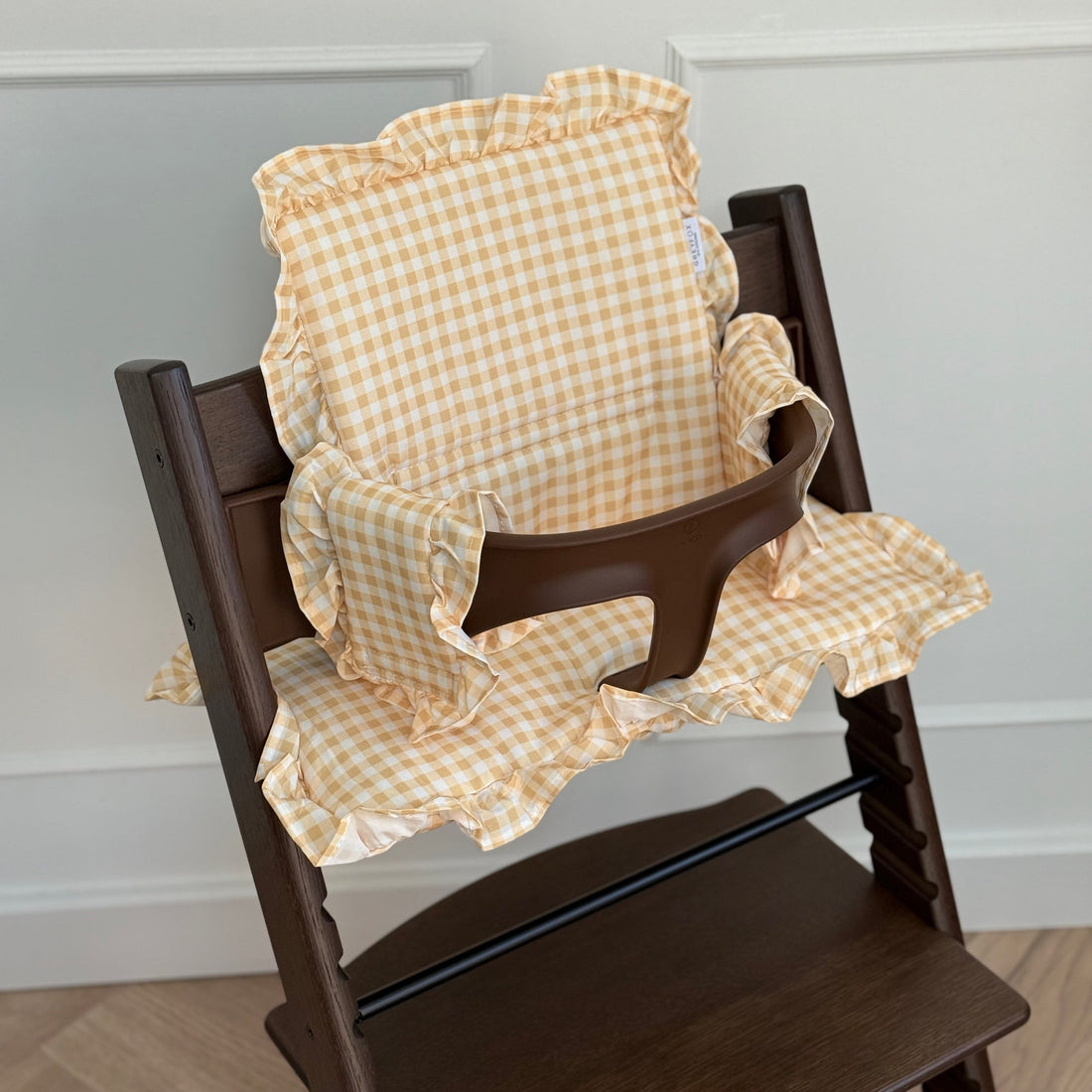 Lemon Gingham 2 in 1 Cushion