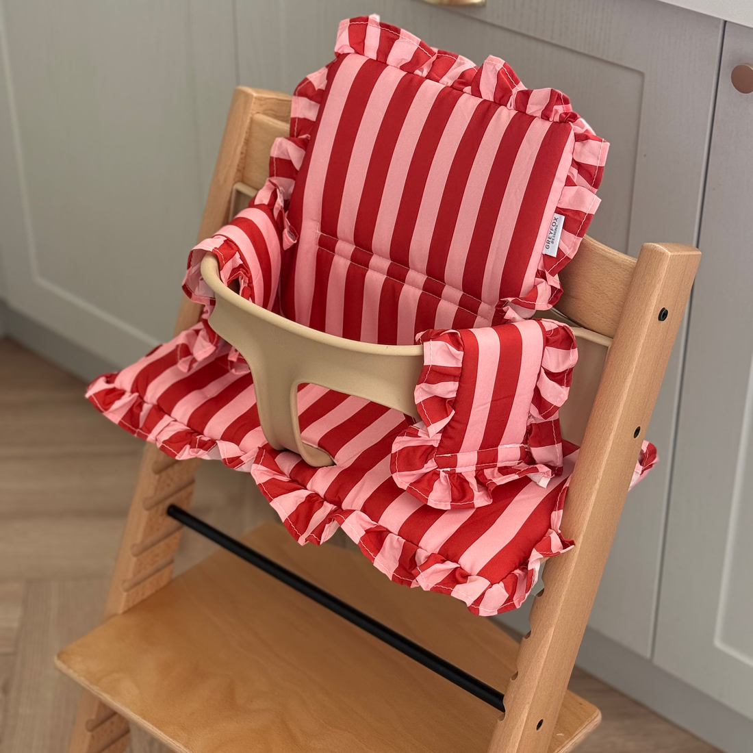 Raspberry Ripple Ruffle 2 in 1 Cushion