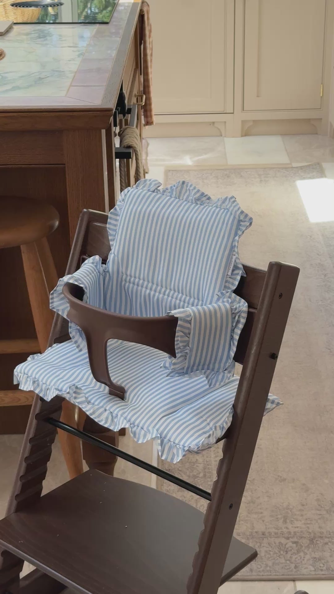 Harbour Blue Stripe 2 in 1 Cushion