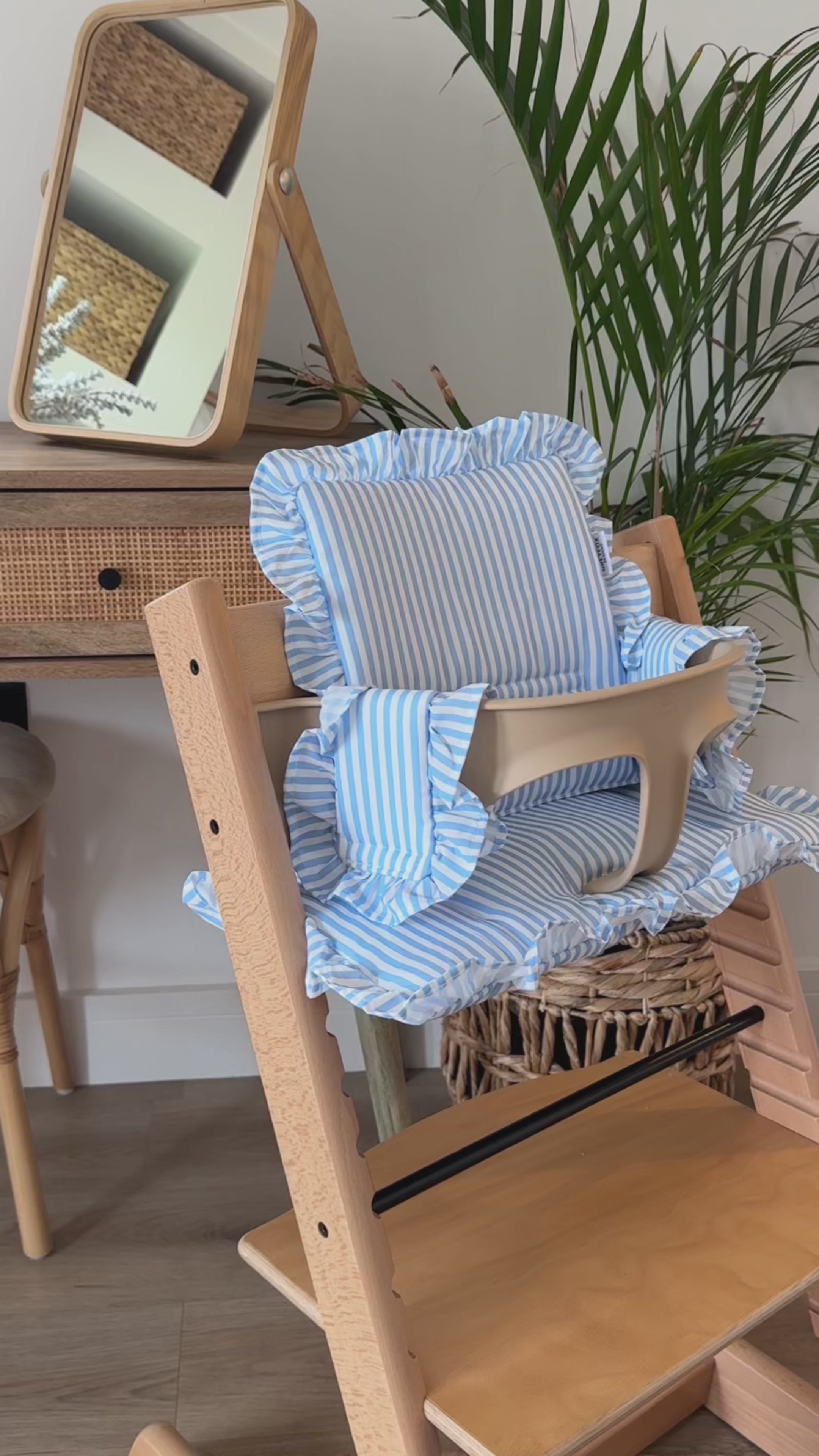 Harbour Blue Stripe 2 in 1 Cushion